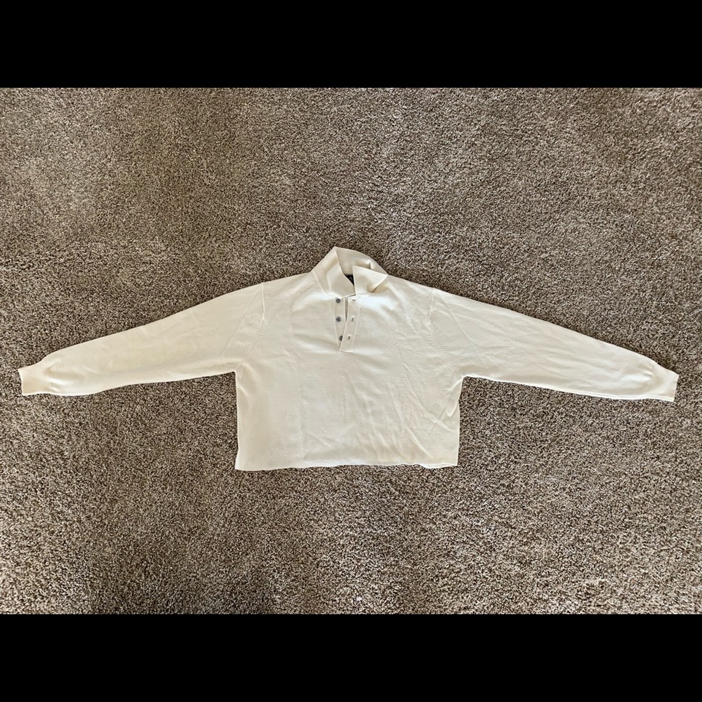 Vintage cropped sweater top